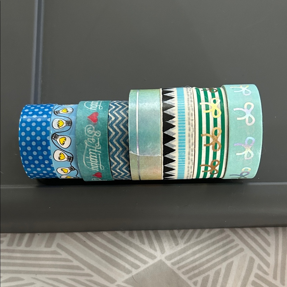 Colorful Patterned Washi Tape Set - Picture 2 of 2
